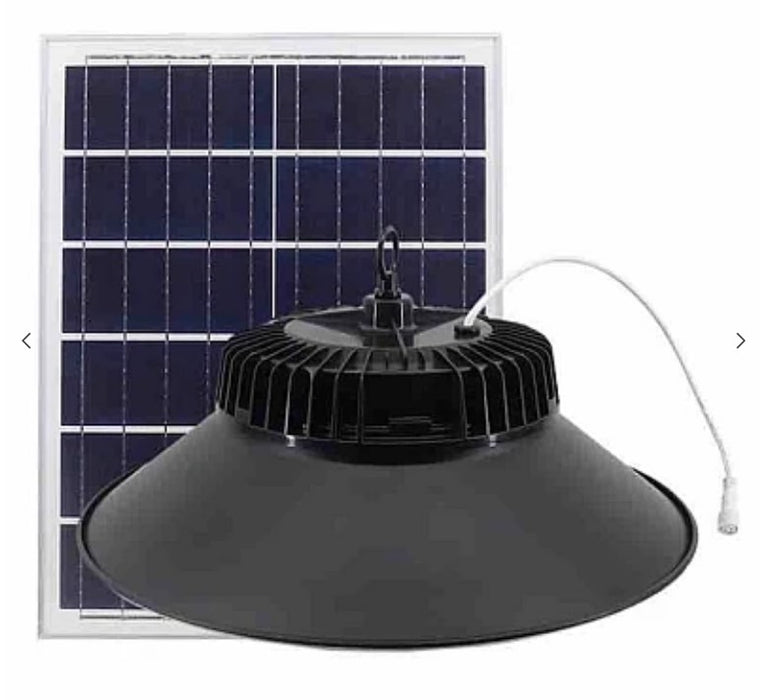 LED слънчева лампа 150W НЛО на зала със слънчев панел, тип плоча