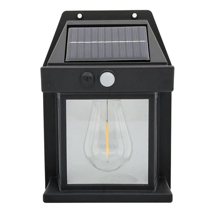 Set 2 x Lampi Solare de Perete 2W, 600LM, rezistenta la apa IP65, pentru gradina sau casa, negru