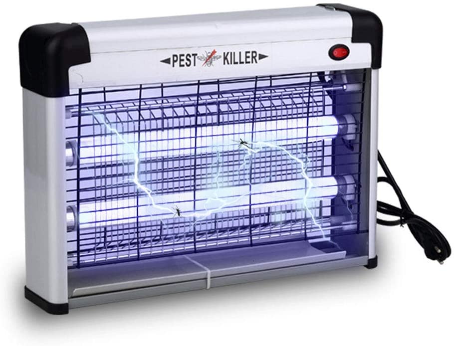 Anti-ellenőrző UV-lámpa, 30W teljesítmény, lefedettség kb. 45 sm, gyűjtőálcával és 2 neoi, fehér