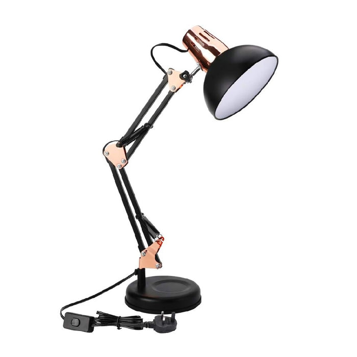 Lampa de birou cu brat oscilant, reglabil, 63cm inaltime, E27, maxim 60W