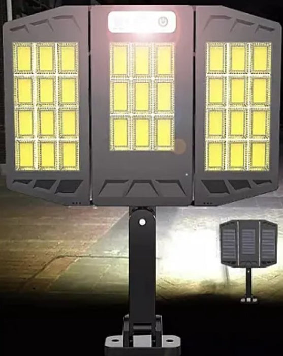 LED Solar Lamp με 10.000 LM Tripla COB Sensor με τηλεχειριστήριο