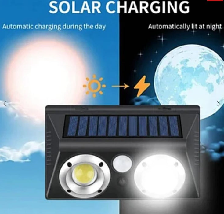 Solar Lámpa Q TY022 fal, COB LED, projektor típusú, külső