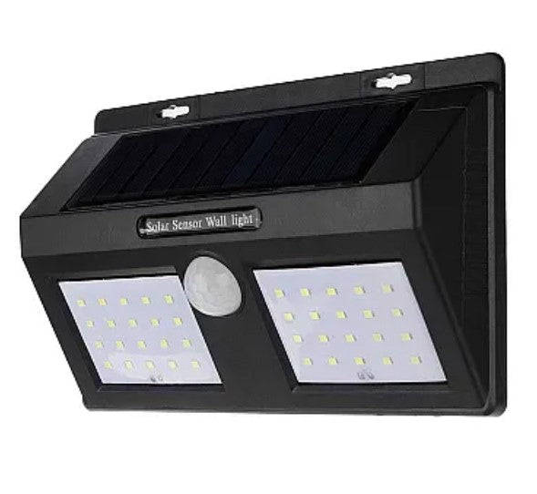 Lampa solara XF 6029 2 x 20 LED cu senzor de miscare si lumina