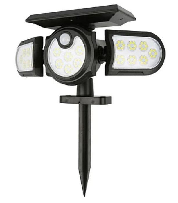 Lampa solara cu inductie SH-1206C si panou Solar Integrat 3 Capete Reglabile