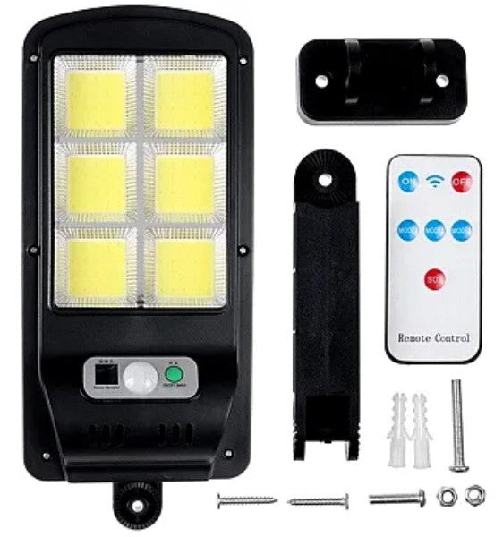 Lampa solara cu senzor 15W RJ-120 si telecomanda