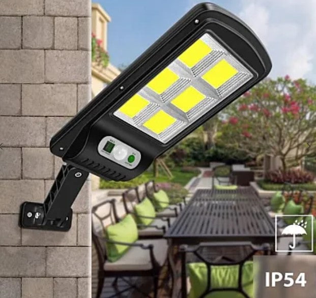 Fali napfény lámpa 48 COB CL180 6 LED -mel, mozgásérzékelővel, fal