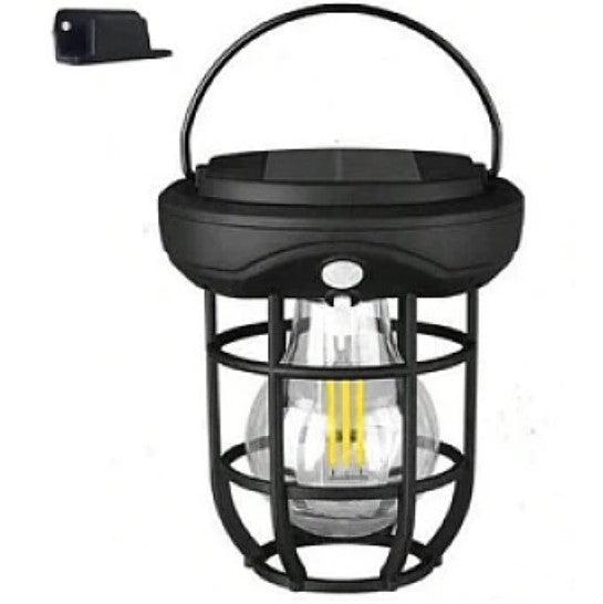 Lampa solara portabila CL T66 cu 3 led COB tip felinar, cu maner