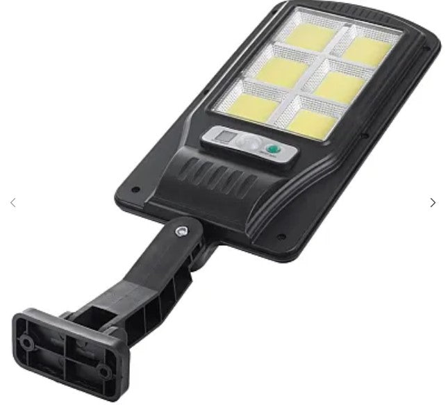 Lampa solara stradala 120 LED, montaj pe perete/zid sau gard