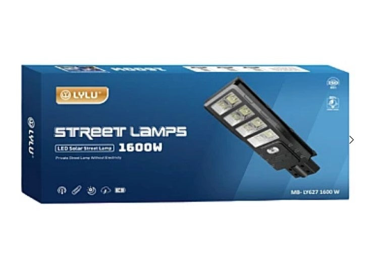 Lampa solara stradala 1600W MB LY627 cu 8 casete