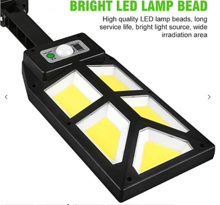 Lampa solara tip stradala LF-1912B COB, montaj pe perete, pentru exterior