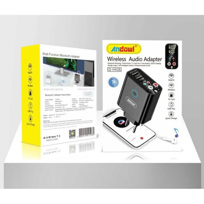5V Φορτιστής ασύρματου τηλεφώνου, με πολλαπλές εξόδους ήχου και αναγνώστη καρτών TF