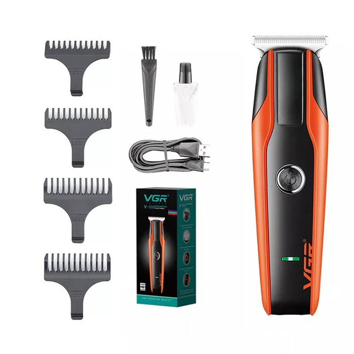 Vgr V999 trimmer, hordozható, USB -töltés, 5W, 2h, fekete, fekete