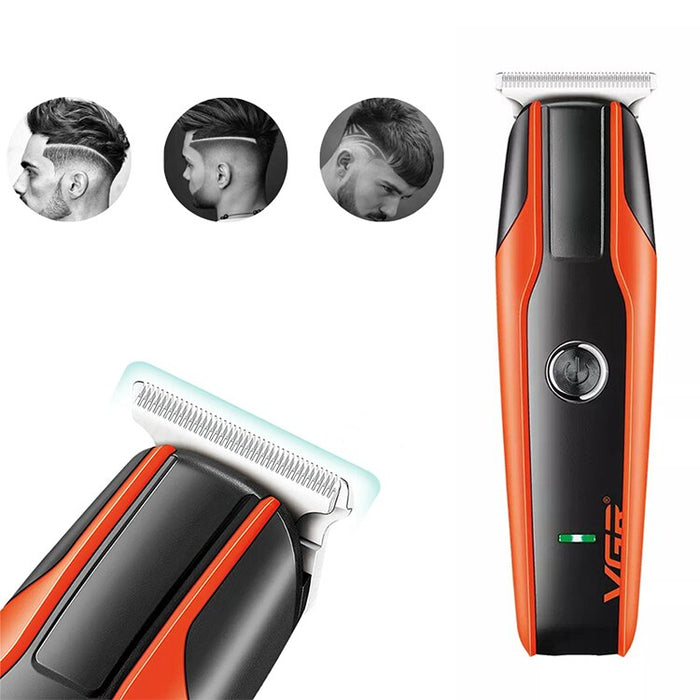 Vgr V999 trimmer, hordozható, USB -töltés, 5W, 2h, fekete, fekete