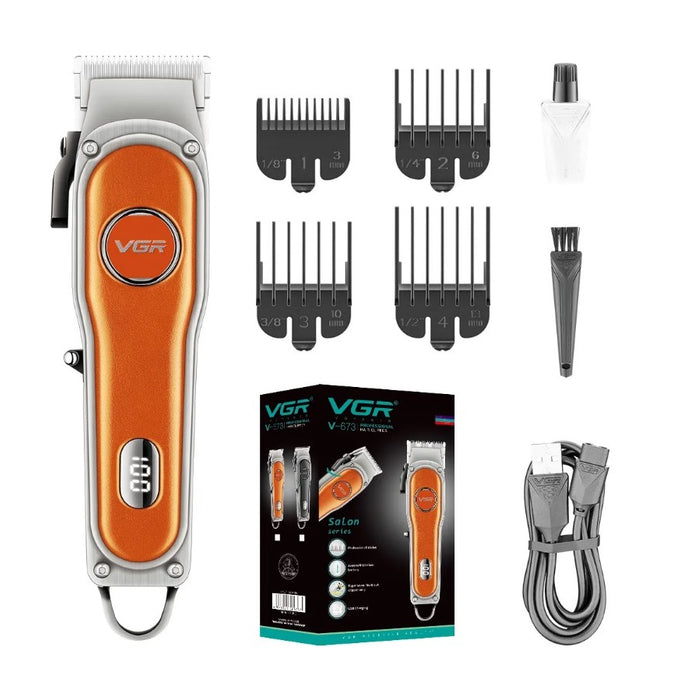 VGR VGR V-673 Professional Trimmer, Vintage Design, LED дисплей, Orange