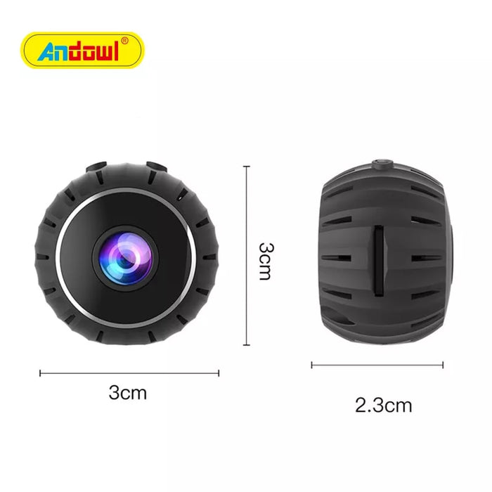 Mini Survelance Camera, WiFi, Full HD, 360 °, нощно виждане, сензор за движение