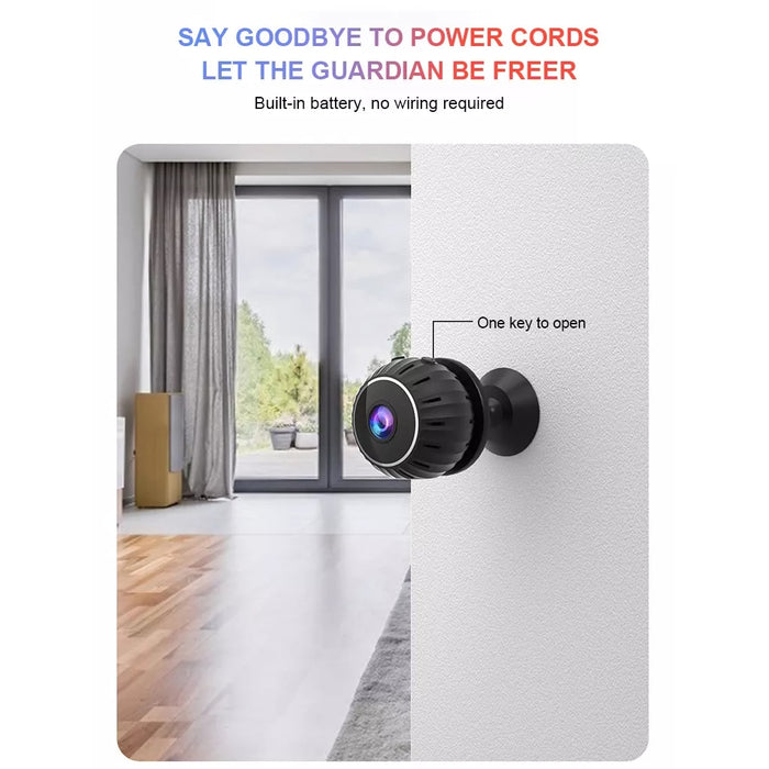 Mini Camera de Supraveghere, WiFi, Full HD, 360°, Night Vision, Senzor de miscare