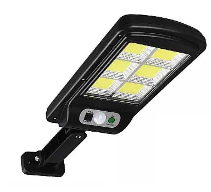 Mini lampa JY 150 LED COB 6 CASSETE cu panou solar, senzor de miscare si lumina