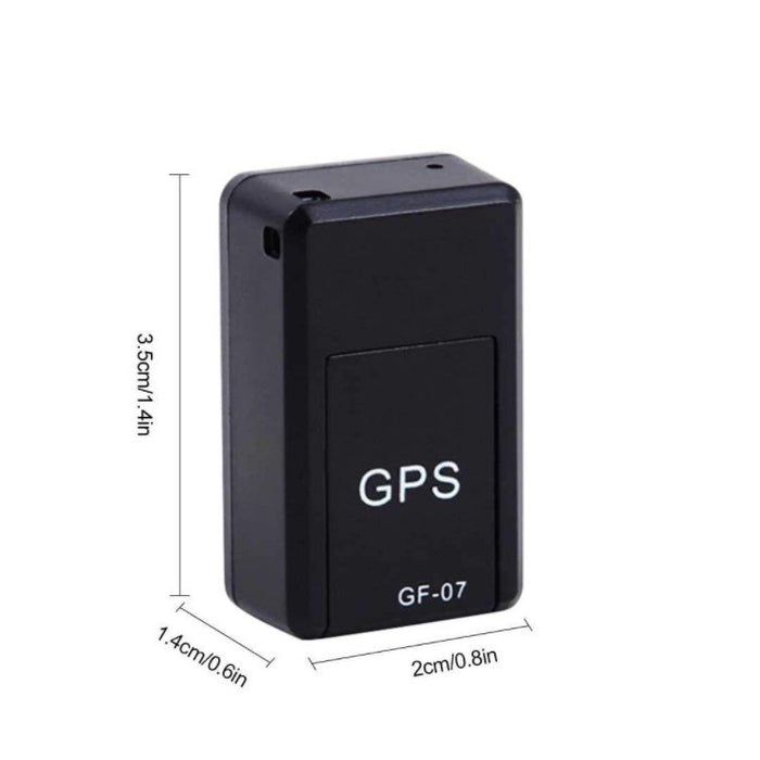 Mini GPS tracker 3.5x2x1.4cm, dispozitiv de urmarire, fixare stabila cu magnet, utilizare cu cartela SIM, negru