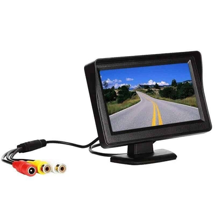 LCD TFT Dash Monitor, συμβατή κάμερα Marsarier, 4.3 ", μαύρο