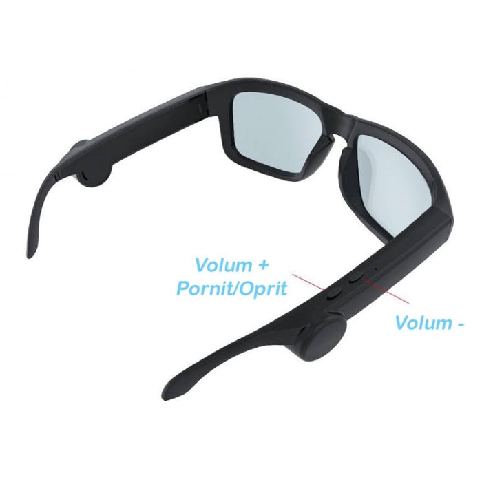 Έξυπνα γυαλιά ηλίου με Bluetooth, hands-free, μουσική, μαύρο