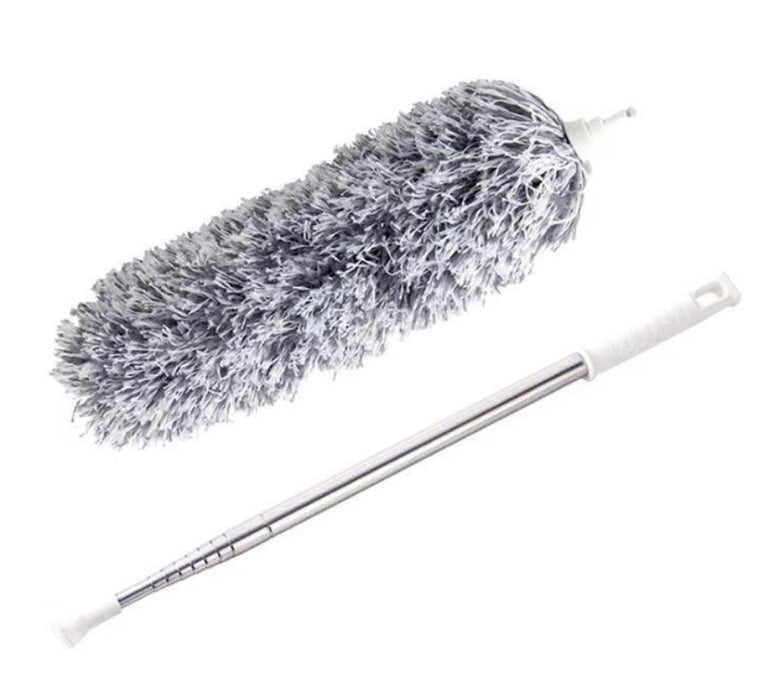 Microfiber Telescopic Pamatuf, се простира до 2,80 м, за твърди области, с 360 ° въртене