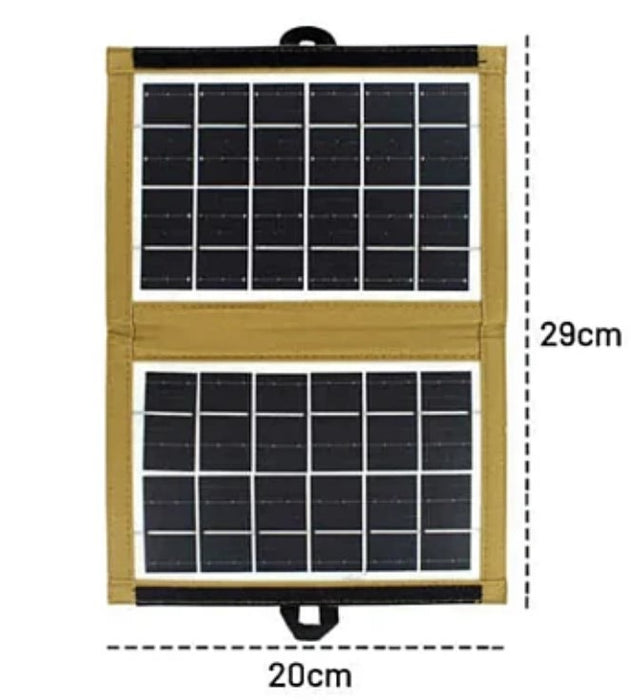 Panou solar Portabil CCLAMP CL-670, Incarcare USB, 7.2W, pliabil