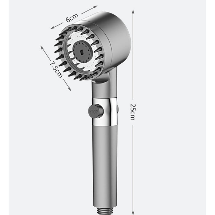 Para/Cap de dus 4in1, Perie masaj, Filtru purificare apa inclus