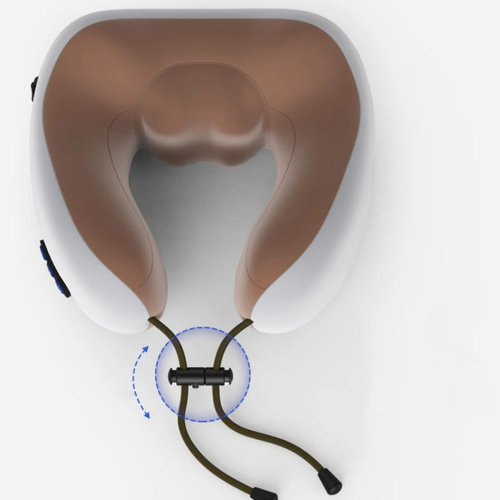 Elektromos méhnyakpárna relaxációs masszázssal, csökkenti az izomfeszültséget és a kellemetlenségeket