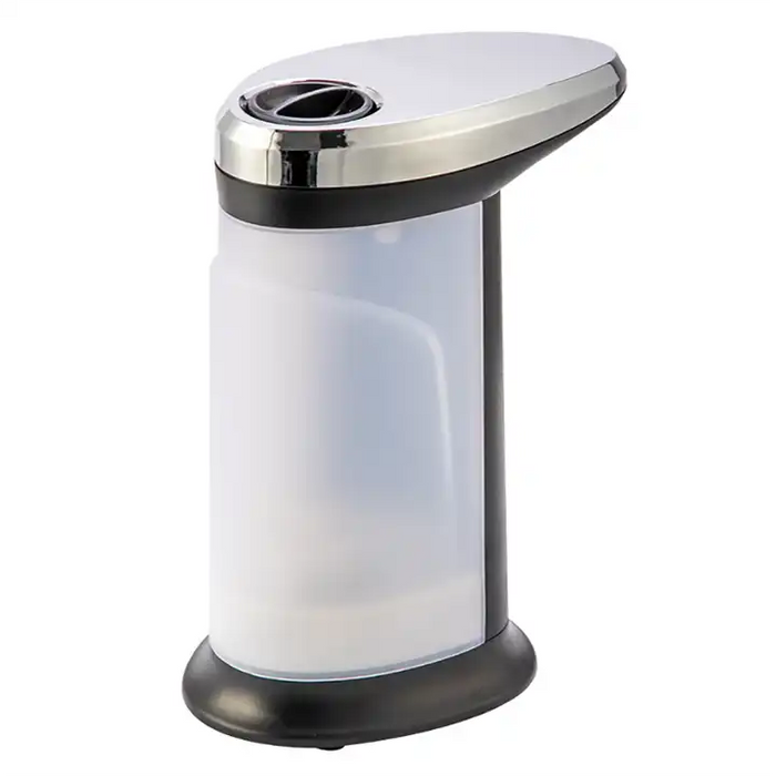 Automatikus szappan adagoló, 400 ml tartálykapacitás, fehér/fekete