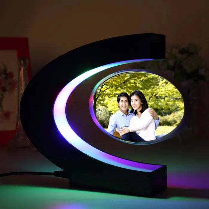 Πλωτό πλαίσιο φωτογραφίας με φωτισμό RGB, φωτογραφία/λάμπα με φως περιβάλλοντος
