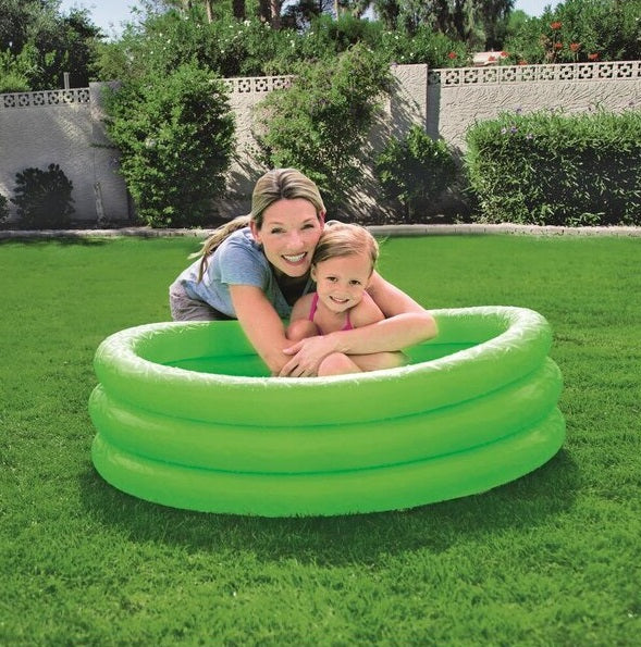 Piscina gonflabila copii Bestway 3 Inele, Verde