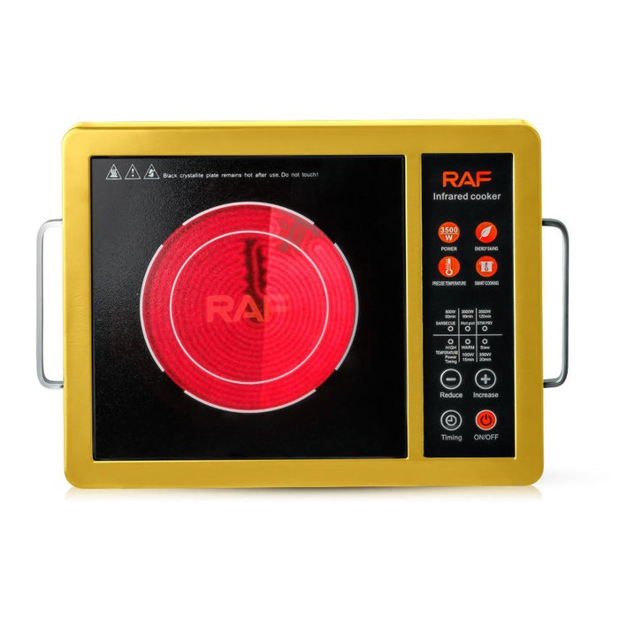 Plita Electrica RAF R.8046 cu Incalzire Radianta Infrarosu si Control Tactil, 3500W