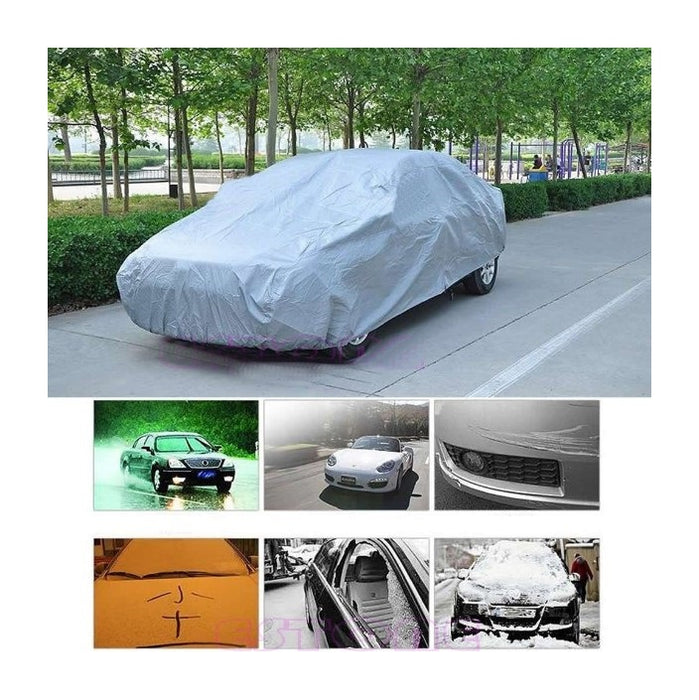 Ultrausoara Car Tarpaulin, Съпротива на слънцето, дъжд, вятър, еластичен, сив