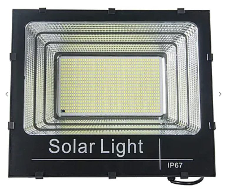 100W Dimable LED προβολέα με μεμονωμένο ηλιακό πάνελ και τηλεχειριστήριο HA