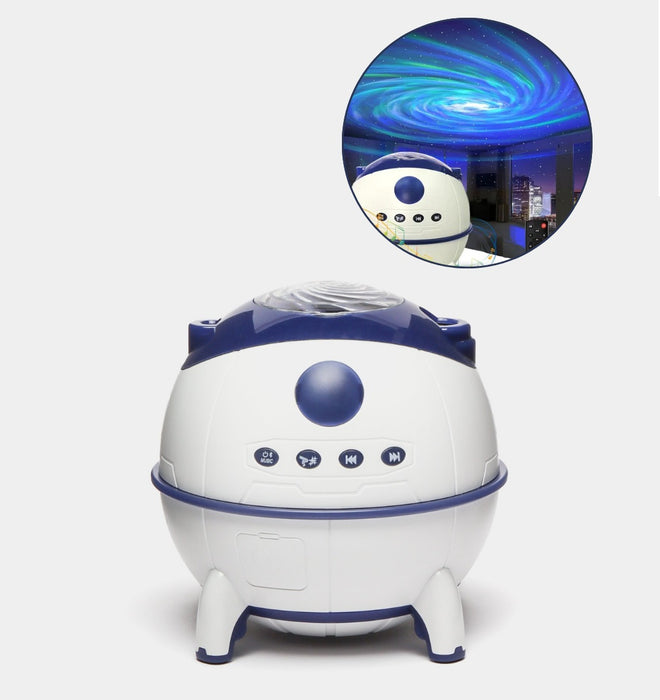 LED projektor Starry Sky Nightlight Bluetooth hangszóróval, 228 x 120 x 113 cm, fehér