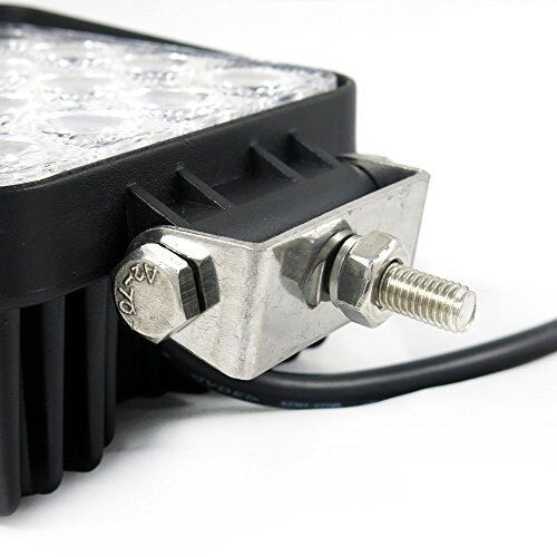 Proiector LED auto, putere 48W, 12V-24V, IP 67, 6500K, 1800Lm, lumina alba rece, negru