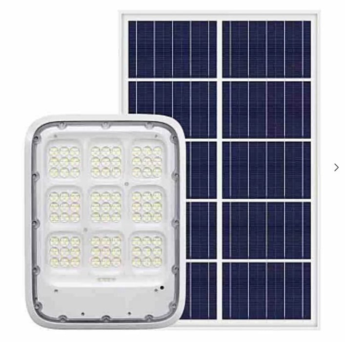 Proiector Solar TY 100W cu Panou Solar Separat si Telecomanda, Alb