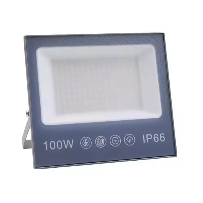 100W, 10000LM LED προβολέα, για εξωτερικό ή εσωτερικό, IP66, κατασκευασμένο από μεταξένιο αντι-τυφλό γυαλί