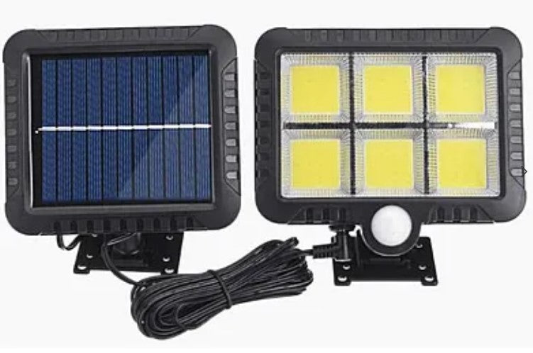 Solar Projecor 128 LED 6 COB érzékelővel és távirányítóval