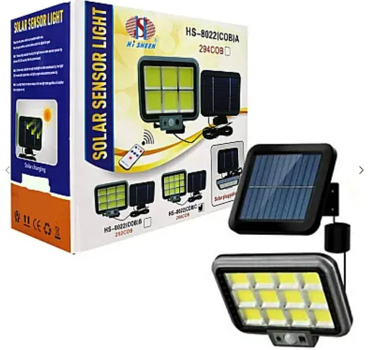 Solar Projector 288LED, 50W, Αισθητήρας κίνησης, HS-8022 Remote Control, 3 τρόποι φωτισμού