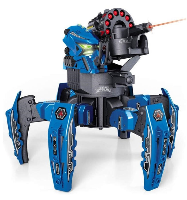 Robot Space Warrior of Toy, Q9006 με τηλεχειριστήριο, για παιδιά άνω των 3 ετών, μπλε