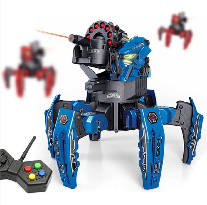 Robot Space Warrior of Toy, Q9006 távirányítóval, 3 évesnél fiatalabb gyermekek számára, kék