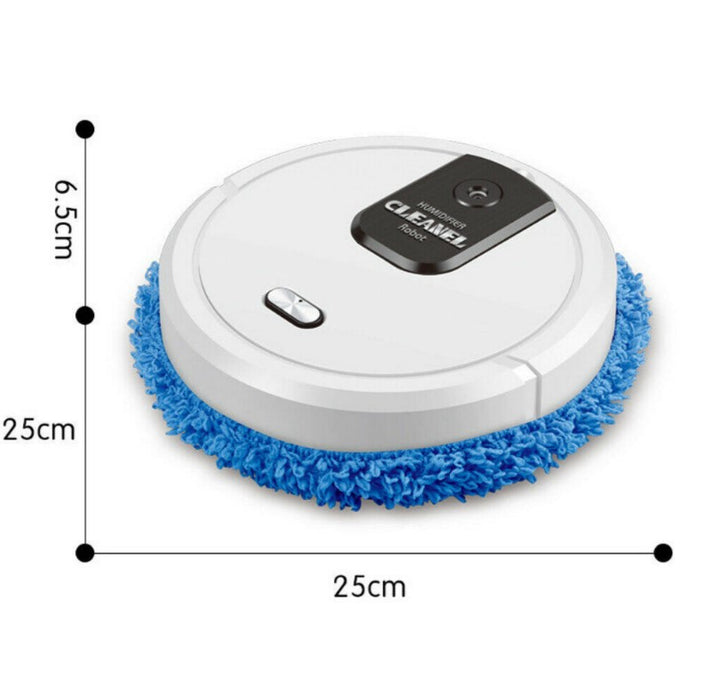 Robot curtenie Smart Mop, fara fir, cu functie de umidifcator, 2 Lavete din microfibra incluse, alb