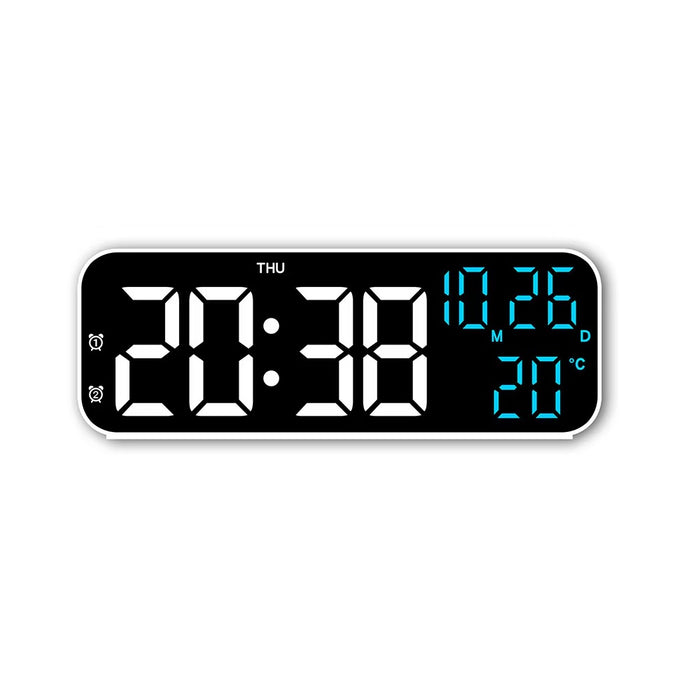 Ceas Digital Decorativ, cu Ecran Mare LED, cu Alarma si afisaj Temperatura, Timer, Data