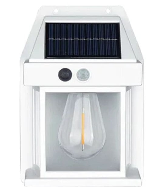 Слънчева световна стенна лампа с 3W COBA безжично сензор за движение, декоративна светлина
