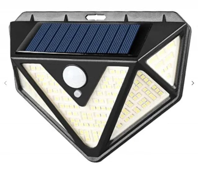 LED LED LAMP με ηλιακό πίνακα και αισθητήρα κίνησης