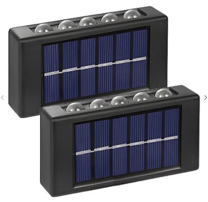 Set Lampi Solare de Perete cu 5 led Iluminare Sus Jos