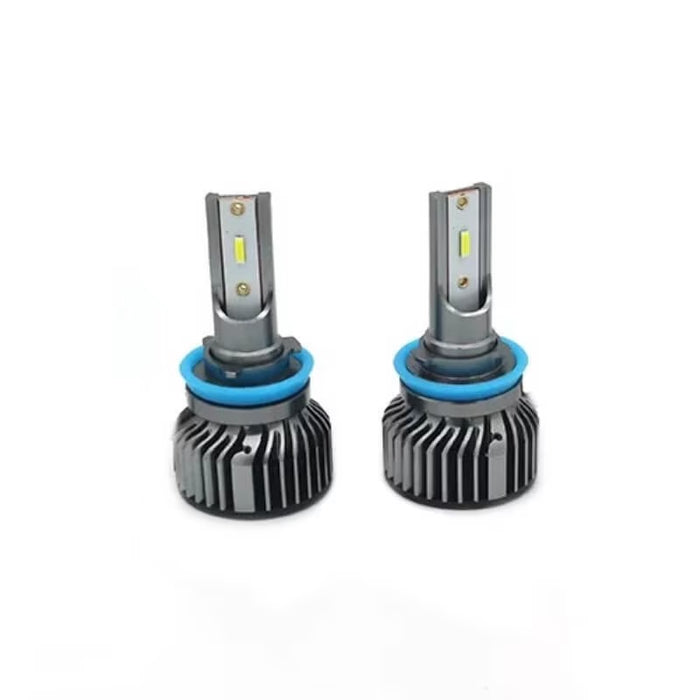 Комплект 2 LED LED крушки, 100W, COB, 6000K, 12000lm, бяло-червена светлина