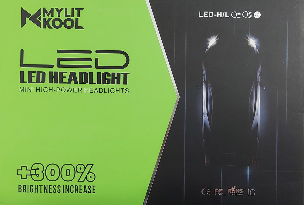 Σετ 2 λαμπτήρων LED T8 H7, Super-Canbus, 200W, 20000LM, 6000K