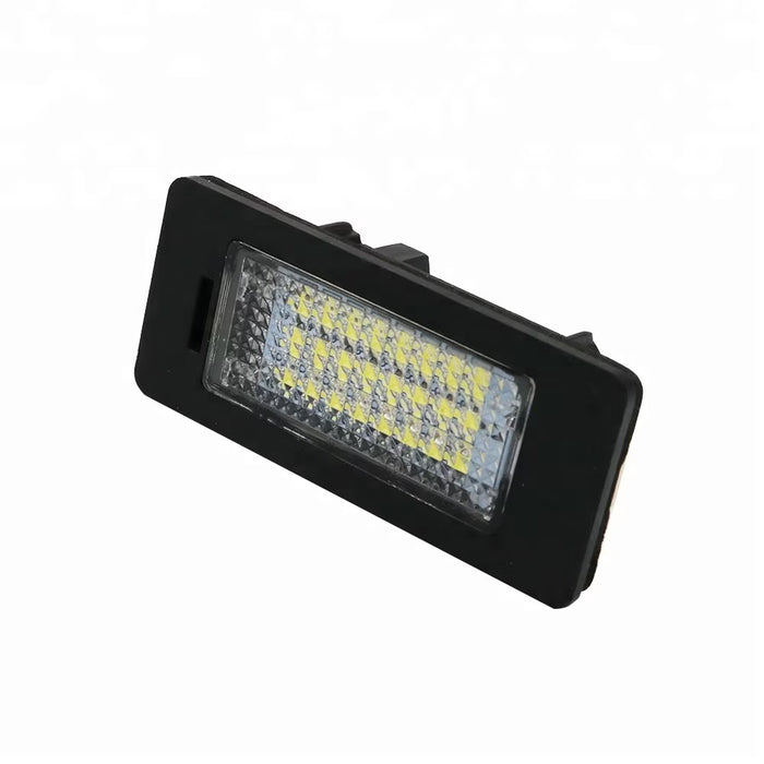 Set 2 lampi LED pentru numar auto, compatibil BMW, fara eroare de bec ars, lumina alb-rece